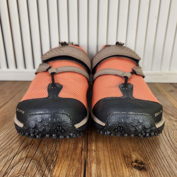 GoLite Tara Lite Womens Size 7 Orange Black Brown Trail Running Hiking Shoes Low - Picture 2 of 10